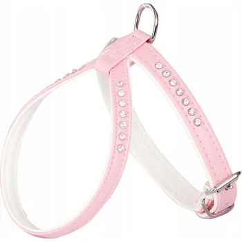 Postroj pro psa DINGO OZDOBNÉ POSTROJE PRO PSA GLAMOUR Č. 3 RŮŽOVÉ