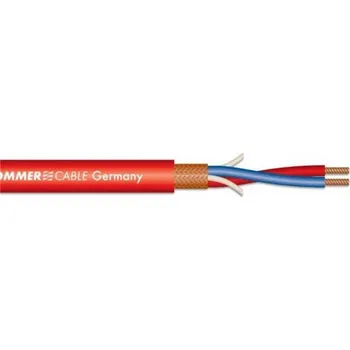 Audio kabel SOMMER SC-CLUB MKII MIKROFONNÍ KABEL 1m ČERVENÝ