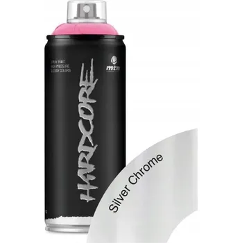 Barva ve spreji Chrom stříbrný sprej 400 ml Montana Hardcore