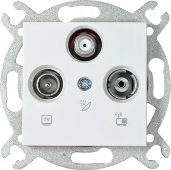 Elektrická zásuvka Anténní zásuvka nástěnná Panasonic bílá