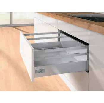 K-HETTICH Atira středový reling, 470mm, pár, hmoždinka, antracit (K-HETTICH Atira středový reling, 470mm, pár, hmoždinka, antracit)