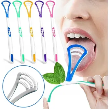 Elektrický zubní kartáček ČISTIČ ŠKRABKA KARTÁČEK NA ČIŠTĚNÍ JAZYKA ŠKRABKA 2 KUSY