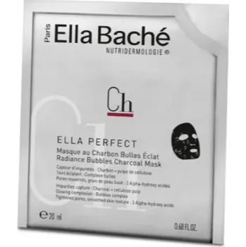 Pleťová maska Ella Bache Rozjasňující pleťová maska s aktivním uhlím Radiance Bubbles Charcoal Mask 20 ml