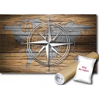 Fototapeta FOTOTAPETA MAPA DŘEVO 6C FL 152x104 F3703