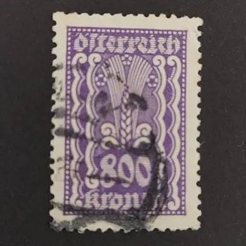 Sběratelství Známka Rakousko , 800Kr, Mi.390#