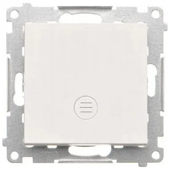 vypínač Simon 55 Schodišťový přepínač s LED podsvícením, bílý