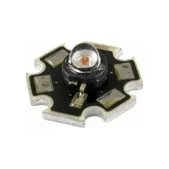 Polovodič Červená LED dioda 3W 60-80lm výkonová dioda