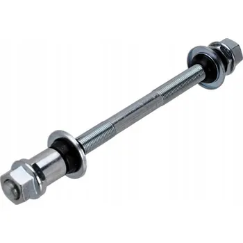 Náboj kola Osa náboje zadního kola pro volnoběžku stříbrná 170 mm