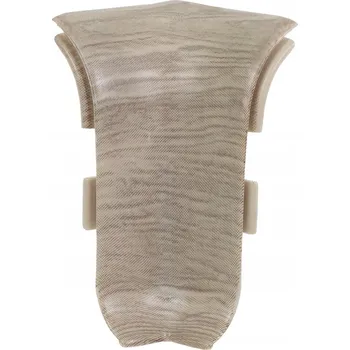 soklová lišta Vnitřní roh Salag PVC 44,9 x 56, délka 3 cm, dub