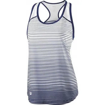 Pánské tričko Dívčí tričko WILSON STRIPED TANK BL/WH M
