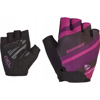 Cyklistické rukavice Cyklistické rukavice Ziener 8,5 fialové