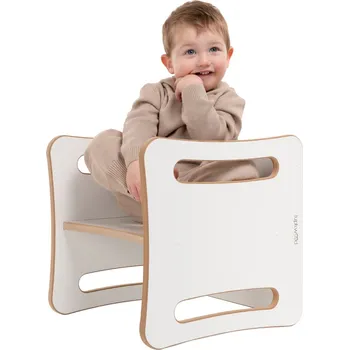 Vingo Dětské variabilní křesílko, bílé - 30 x 30 cm