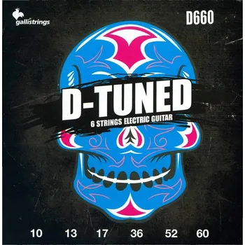 Strunný nástroj Galli D-660 Drop6 - struny pro elektrickou kytaru