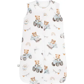 Zavinovačka Bambusový spací pytel pro miminko 3-12M Traktory Bonjour Cherie TOG 2
