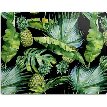 Miska pro psa Ochranná podložka pod misku pro psa kočku Ananas 90x60 cm