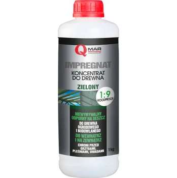 Vrták Impregnat do drewna ZELENÁ 1L QMAR