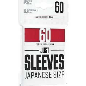 Příslušenství ke karetním hrám Obaly na karty Just Sleeves Small Červené 60 ks