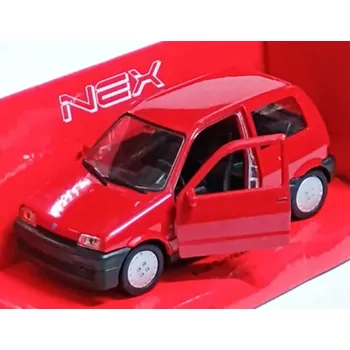 autíčko WELLY FIAT CINQECENTO ČERVENÝ 1:34 NOVÝ KOVOVÝ MODEL 43854