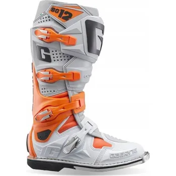Moto oblečení Moto boty GAERNE SG-12 CROSS oranžové/šedé velikost 45