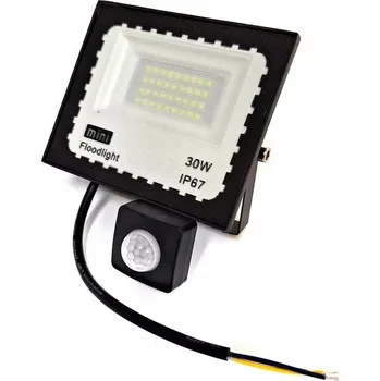 HALOGEN 30 W LED + SENZOR SVĚTLA REFLEKTOR S POHYBOVÝM ČIDLEM XJ4885