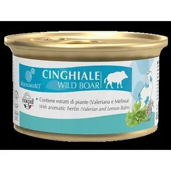 Krmivo pro kočku Marpet Cinghiale Dzik Monoproteinová konzerva pro kočky s divočákem 85g