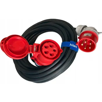 Napájecí kabel Prodlužovací Kabel jednoduchý Hilark 40 m 1 ks zásuvka černý