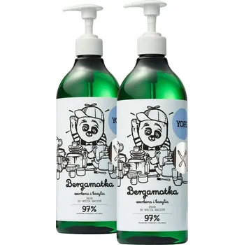 Yope Přírodní prostředek na mytí nádobí Bergamot 750ml x2