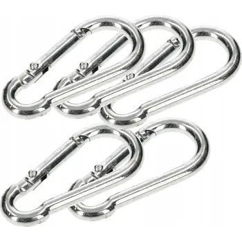 HASIČSKÁ KARABINA 40 KARABINEK HÁK LANO 5 KS