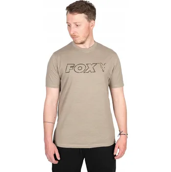 Pánské tričko Tričko FOX LTD LW Khaki Marl T XXL Velikost: XX-Large (XXL)
