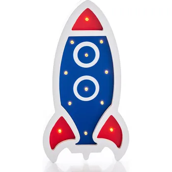 Lampička Modrá Noční lampa Happy Hippo