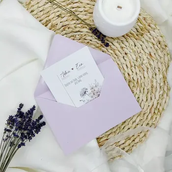 Obálka Obálka B6 125 x 176 mm, 1 kus, lila, gramáž 120 g