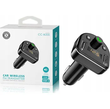 Automobilový FM Transmiter Maxam NABÍJEČKA do auta 2USB/3.1A