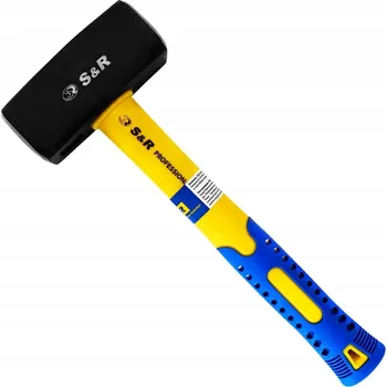 Kladivo S&R Kladivo zednické/kamenické s fiberglassovou rukojetí 1,5 kg