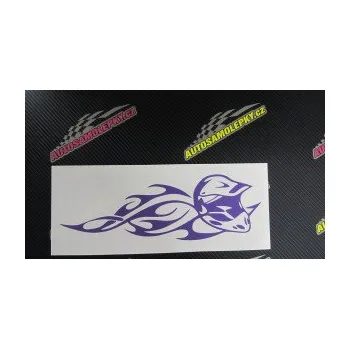 Samolepící dekorace SAMOLEPKA Motorka 011 pravá helma na motokros v plamenech (10 - červená) NA AUTO, NÁLEPKA, FÓLIE, POLEP, TUNING, VLASTNÍ TEXT, TISK, AUTOSAMOLEPKY.cz, POLEPY, OBRÁZEK, LOGO, SAMOLEPKY