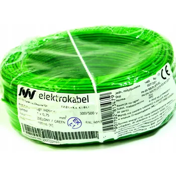 elektrický kabel Elektrický kabel Kulatý, ohebný (lanko) LgY MojeLedy 1 x 0,75