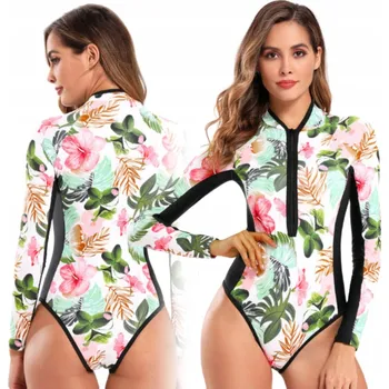 Podprsenka JEDNODÍLNÉ PLAVKY NA SURFING MODELUJÍCÍ ZE ŠTÍHLUJÍCÍM EFEKTEM XL