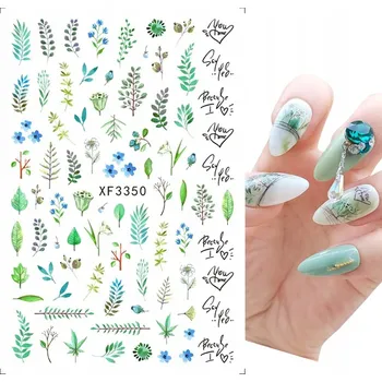 Samolepící Samolepky na zdobení nehtů - Vzory JARO PODZIM LISTY