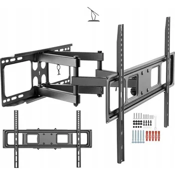 Televizní držák OTOČNÝ DRŽÁK NA TELEVIZI 55 PALCŮ HITACHI HAK VĚŠÁK UPEVNĚNÍ RAMENO