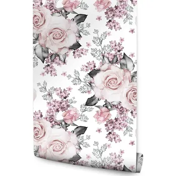 Fototapeta Tapeta do ložnice Pastelové KVĚTY Příroda Vintage