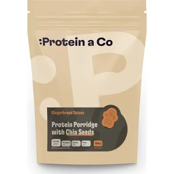 Protein Protein a Co Proteinové kaše s chia 1 600 g Příchuť: Arašídy s karamelem
