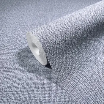 Tapeta FIALOVÁ VINYLOVÁ TAPETA S TEXTUROU IMITUJÍCÍ PLÁTNO