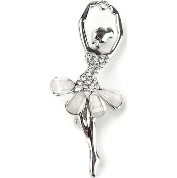 Brož Brož baletka Varianta: 1 crystal, Balení: 1 ks