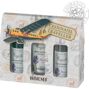 Dárkový potravinový koš Dárkovna s.r.o. Levandulová sada pro cestovatele