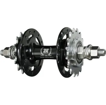 Náboj kola Zadní náboj NOVATEC A166DSE Ostré Kolo Fix 16T / Fix17T 32 děr Černá