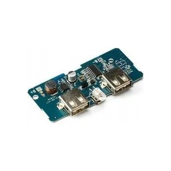 Měnič napětí Napájecí adaptér Měnič Napětí Power Bank 2xUSB 5V 2A