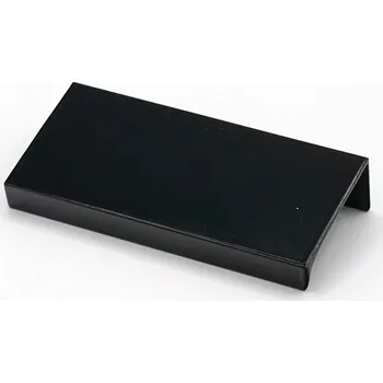 Nábytkové kování NÁBYTKOVÁ ÚCHYTKA OKRAJOVÝ ČERNÝ MAT 96/116 UA6