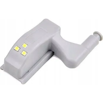 Noční světlo LED světlo do skříně na pant bílé studené