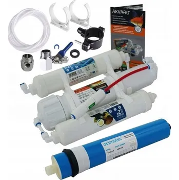 Filtrace vody Vodní filtr RO3 reverzní osmóza pro akvaristiku 75 GPD + mosazná přípojka 3/4 3/8