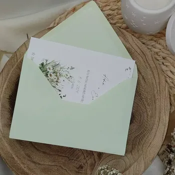 Obálka Obálka C6, 1 kus, pastelově zelená, gramáž 120 g