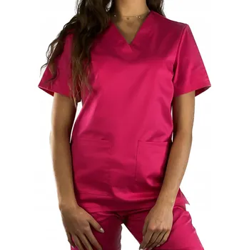 Dámská halenka Dámská zdravotnická halenka Scrubs DuduMed Růžová XS